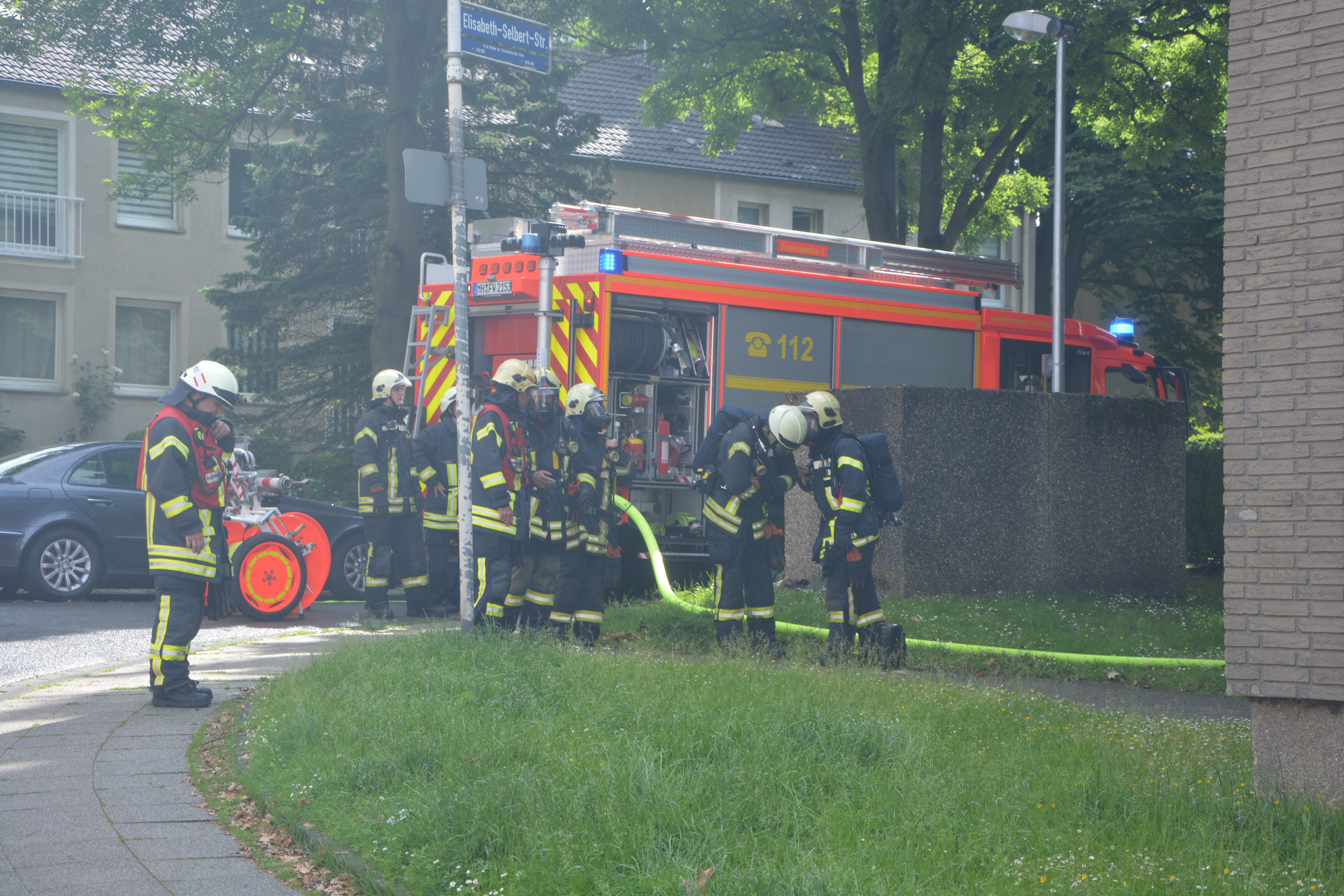 Wohnungsbrand mit verletzter Person (Foto: OTS)